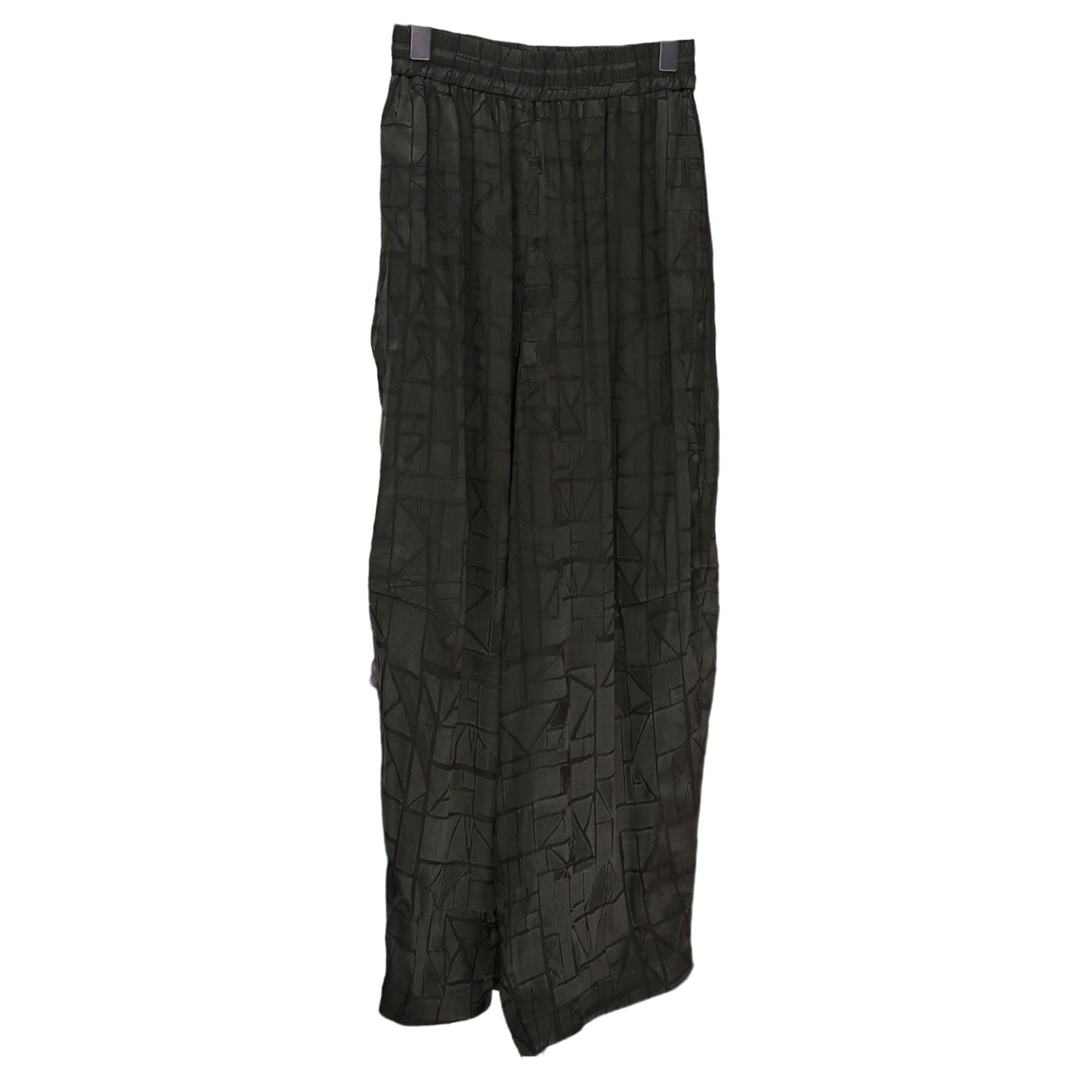 【玉格】新中式松紧腰提花简约灯笼裤