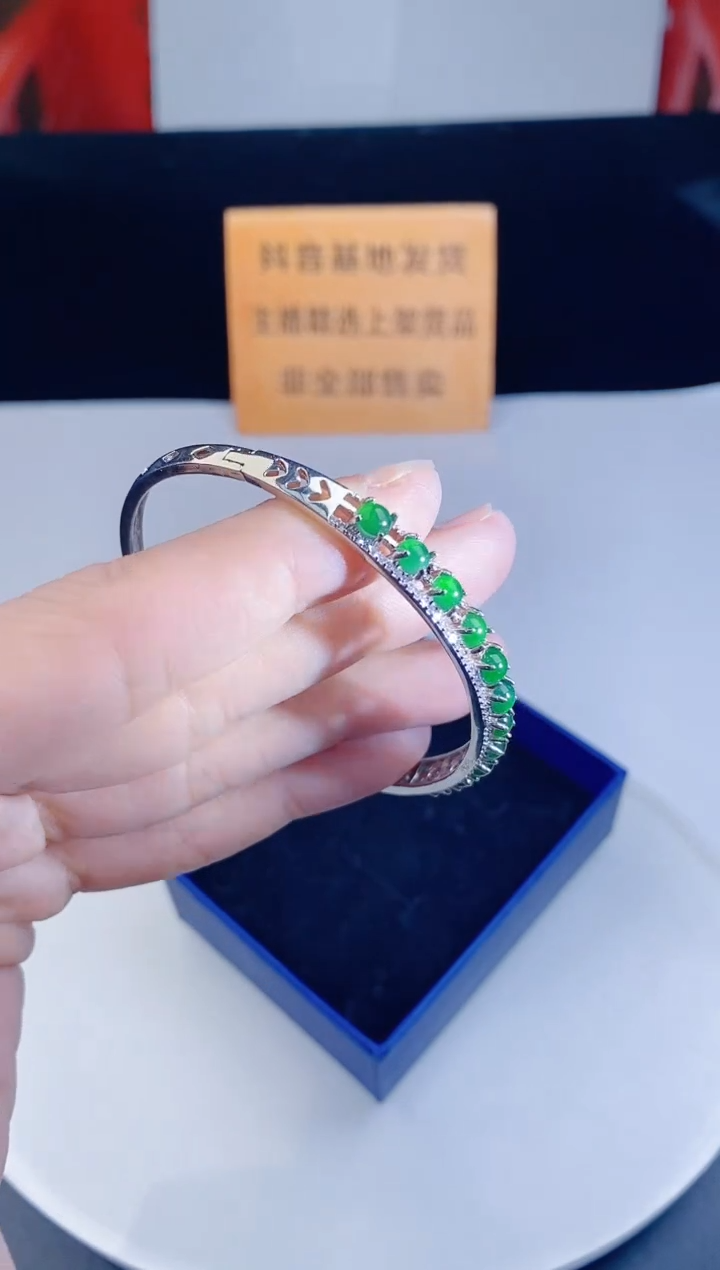 颈饰未镶嵌翡翠 