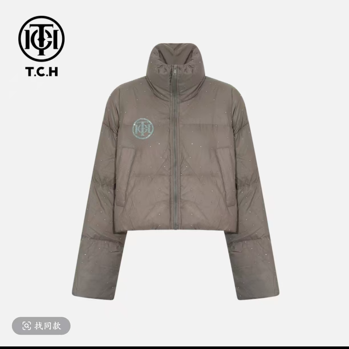 TCH-短款时尚运动轻薄秋冬羽绒服T75D19E1001