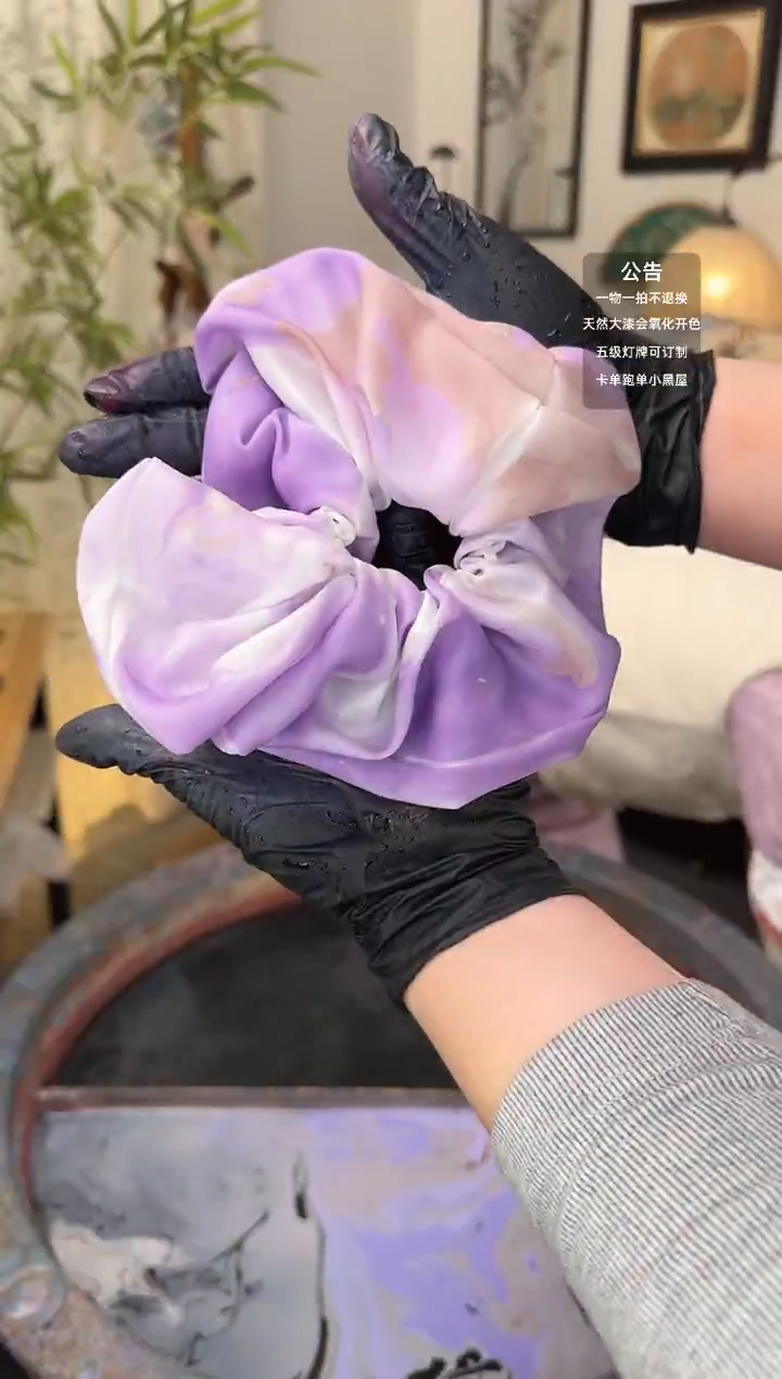 19 紫灰色 超大肠发圈