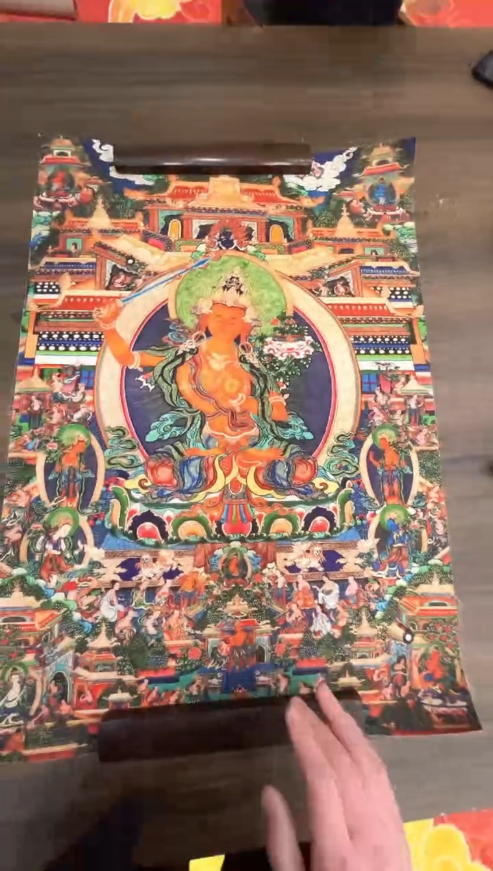 卷轴画唐卡16095