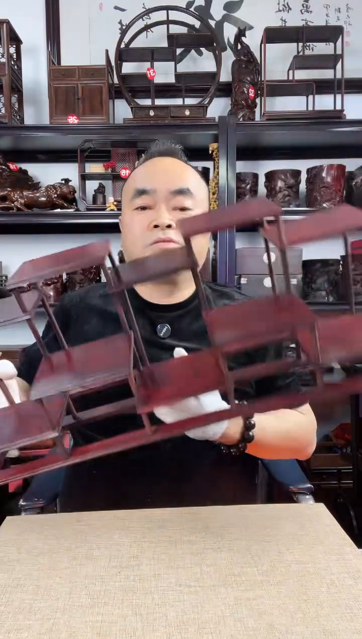 木老李红木工艺品十连