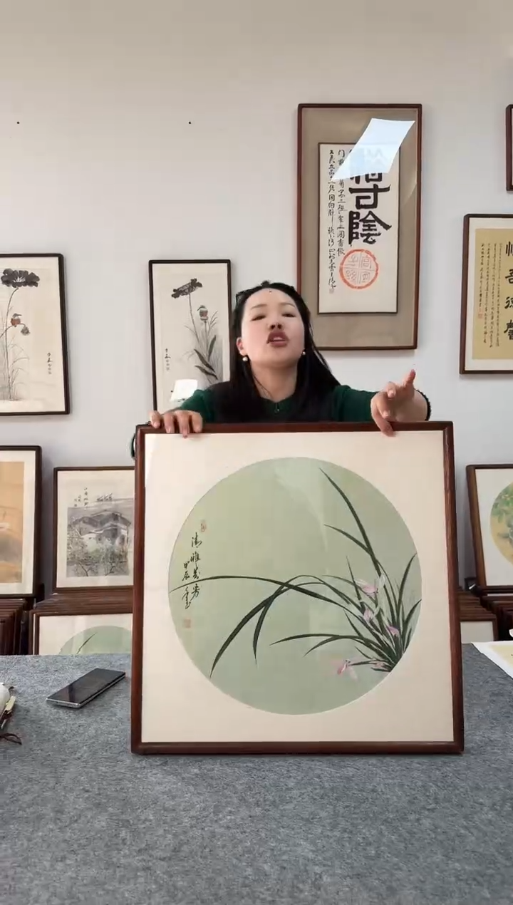 书法金世坤2-53*53绘画手绘同款