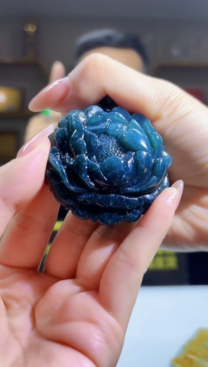 定制翡翠未镶嵌08/0711/Y/发其一件/花