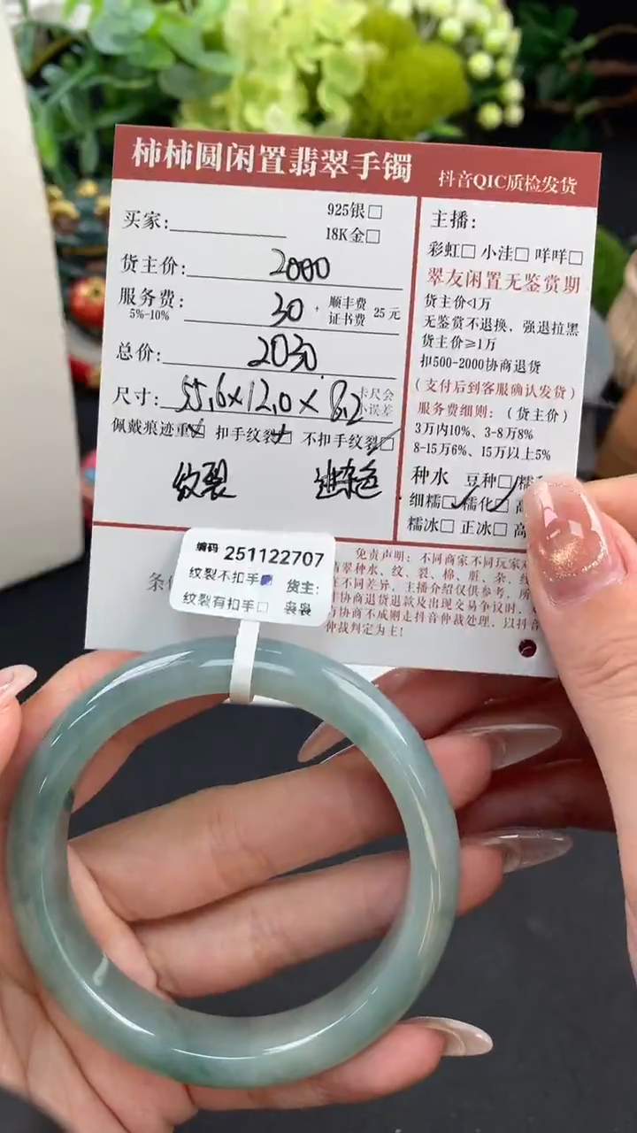 未镶嵌手镯翡翠姐姐251122707