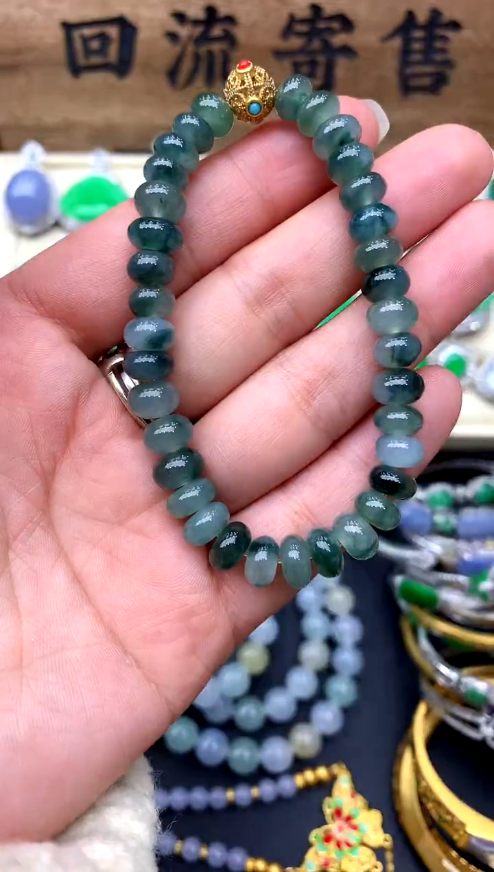 【闪购商品】翡翠手串未镶嵌51-中国好珍宝