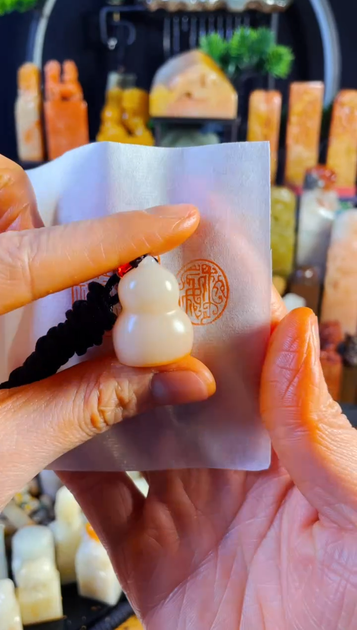 【闪购商品】老挝石印石手工篆刻《平安》