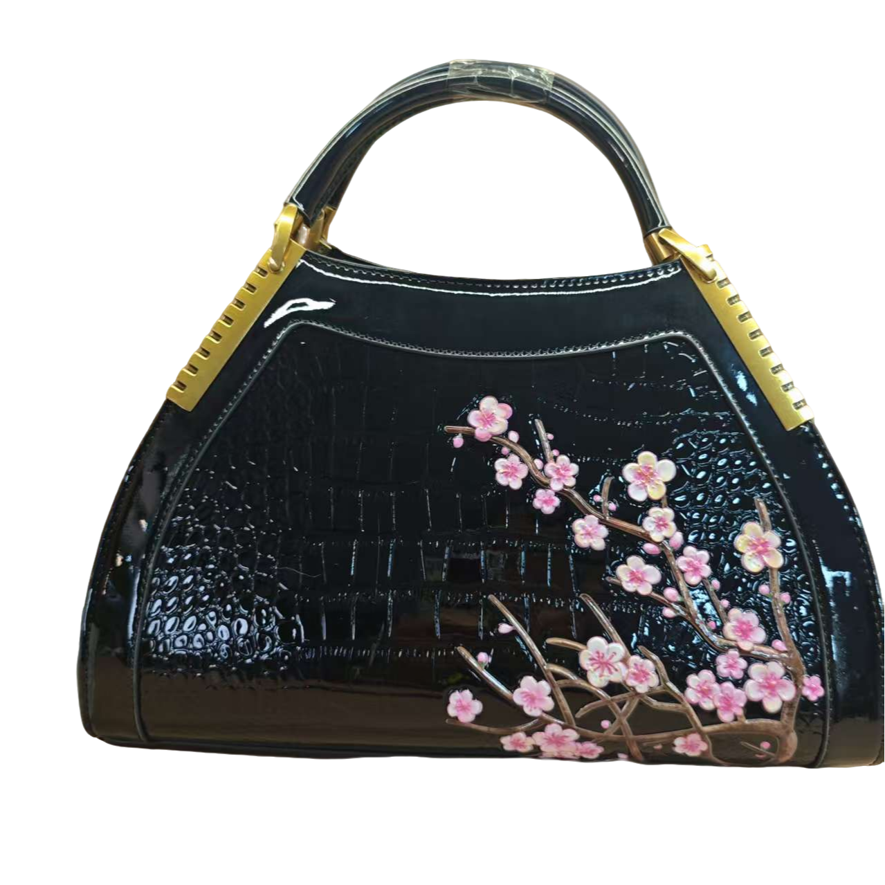 {晓婷专属}枕头形斜挎款防水拉链单根手提包黑色手提包包贝壳包