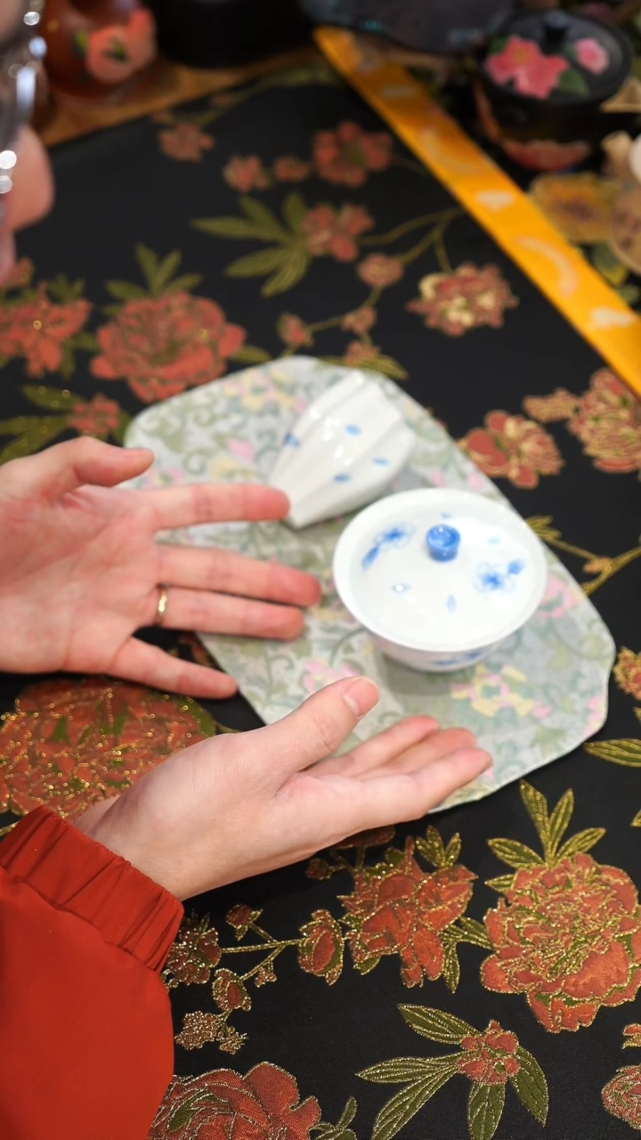 【闪购商品】瓷片三件套大碗茶的茶器