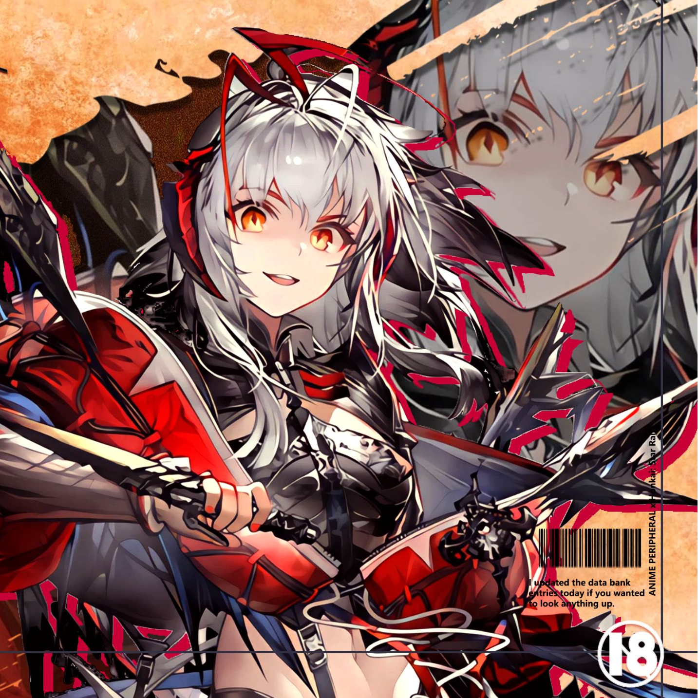 《明日方舟》插队专属 鑫鑫文创 周边二创亚克力水晶砖12＊8＊1.5cm