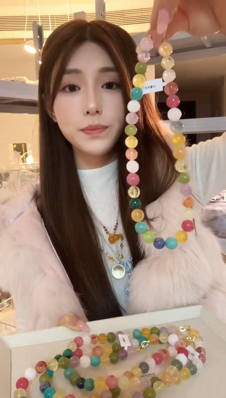 项链未镶嵌水晶彩虹项链(多样性发其一）42号