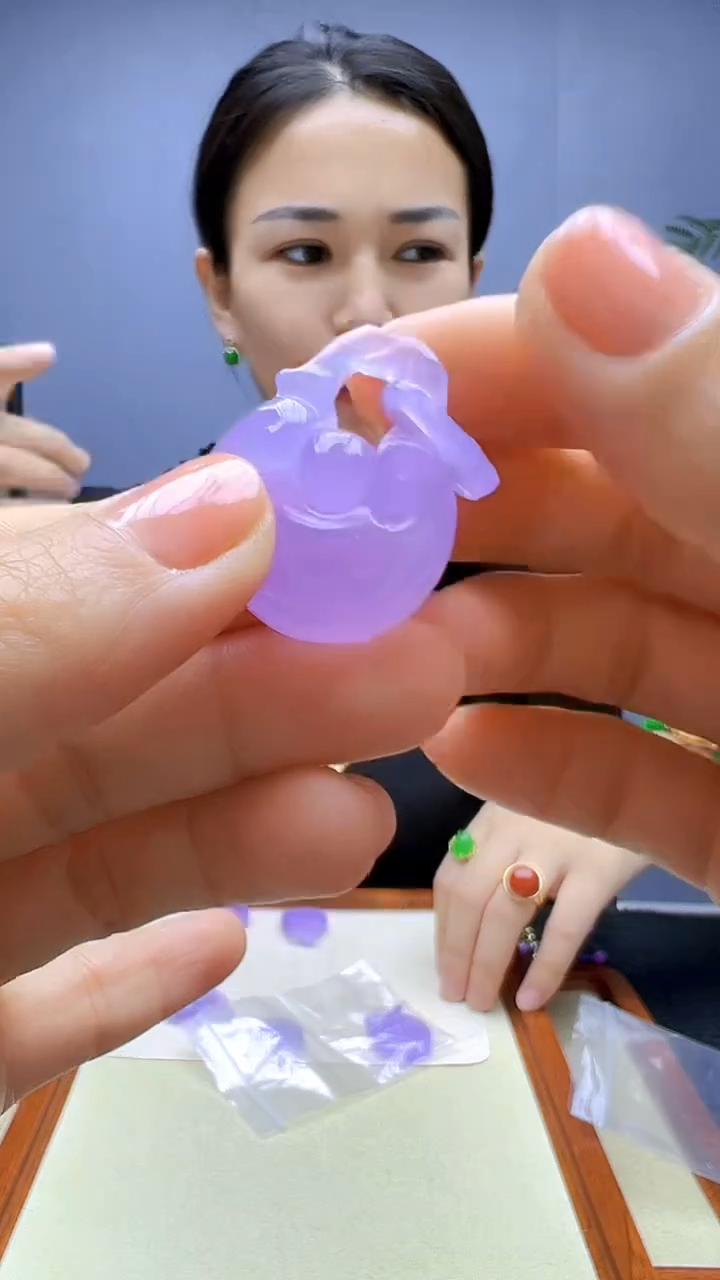 静柏diy严选颈饰钱袋子如意吊坠