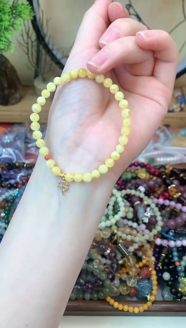 【闪购商品】琥珀手链未镶嵌126手串