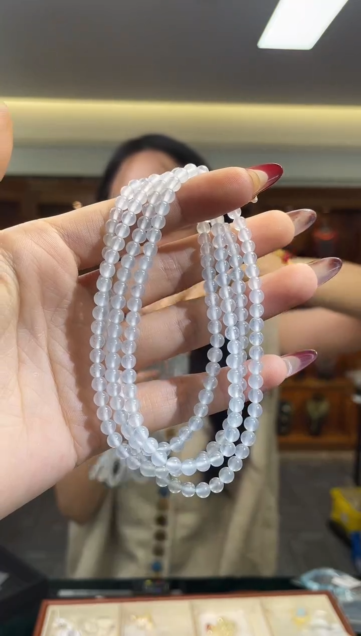 未镶嵌手串海蓝宝石（多样性发一件）