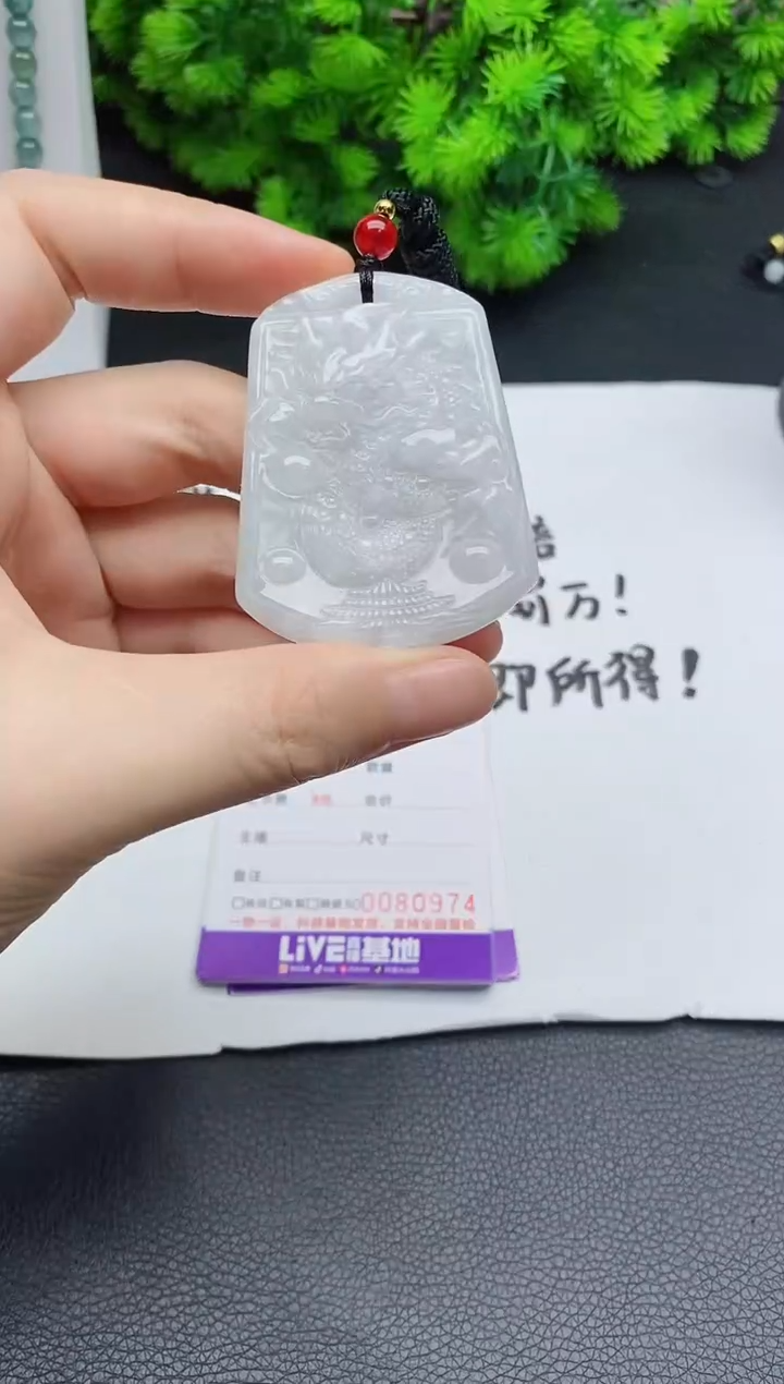 颈饰未镶嵌翡翠 