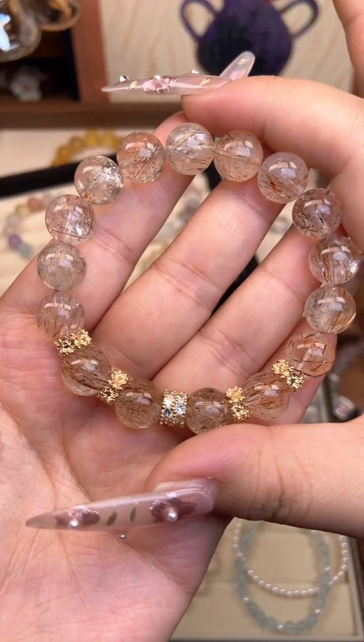 【闪购商品】水晶手链未镶嵌黑金超七