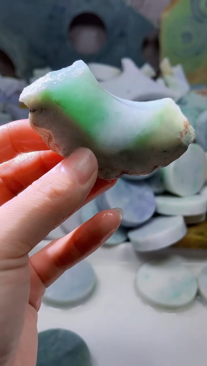 裸石翡翠天然翡翠A货石 南 779