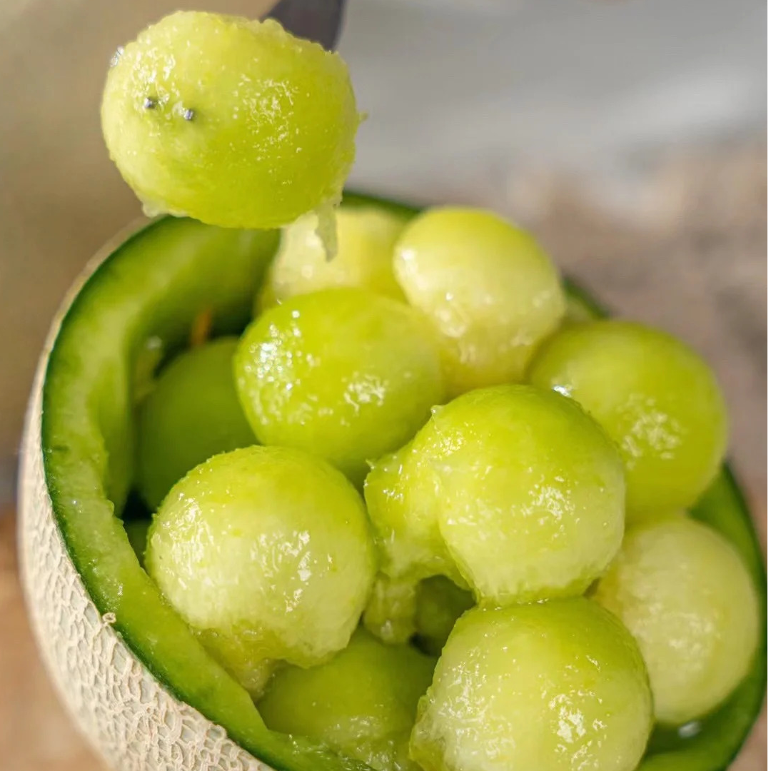 网纹蜜瓜【1个 切盒请备注】30分钟送到家