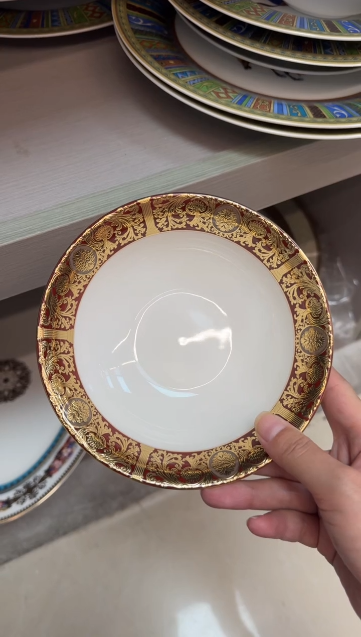 【闪购商品】瓷片6英寸水果碗 两个  福利