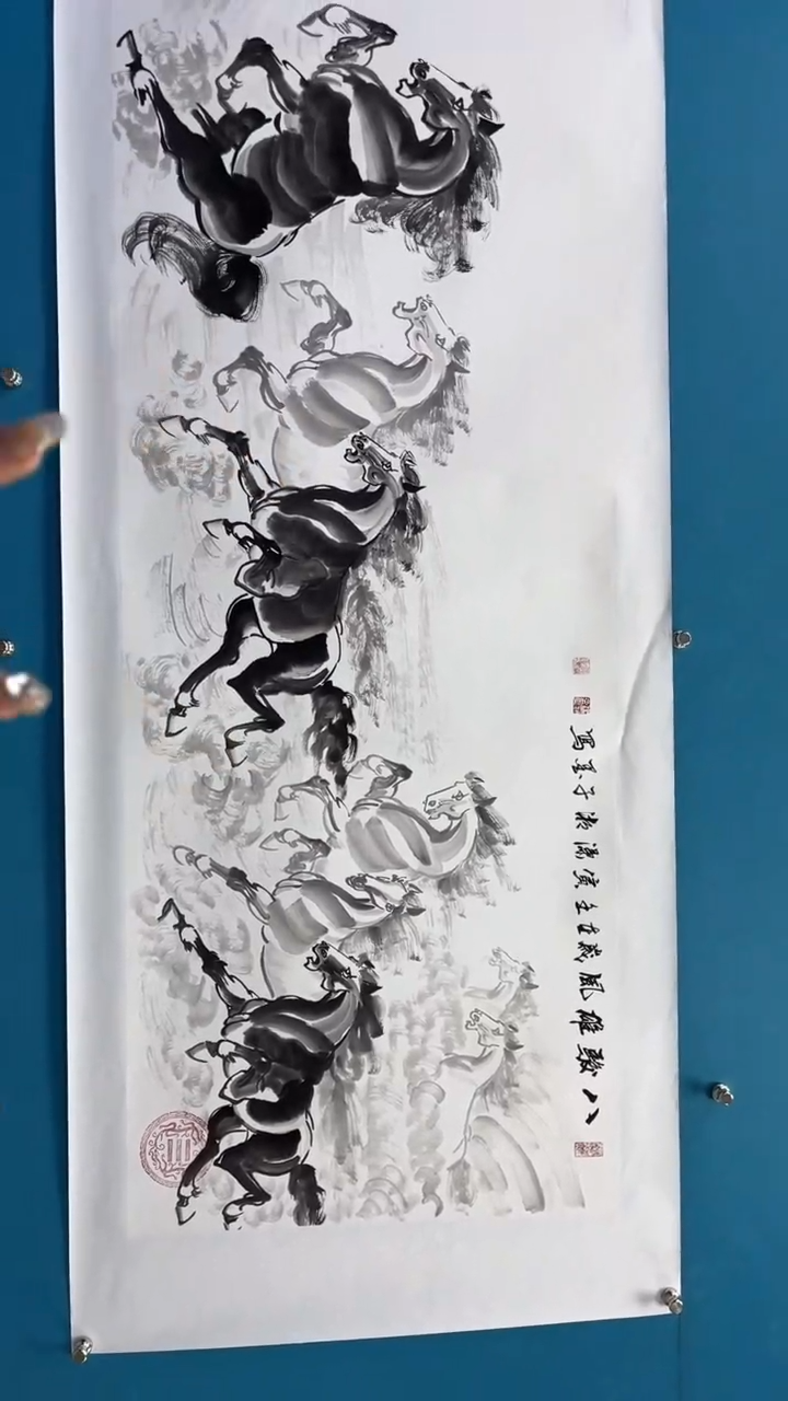 【闪购商品】绘画邓志标骏马系列11