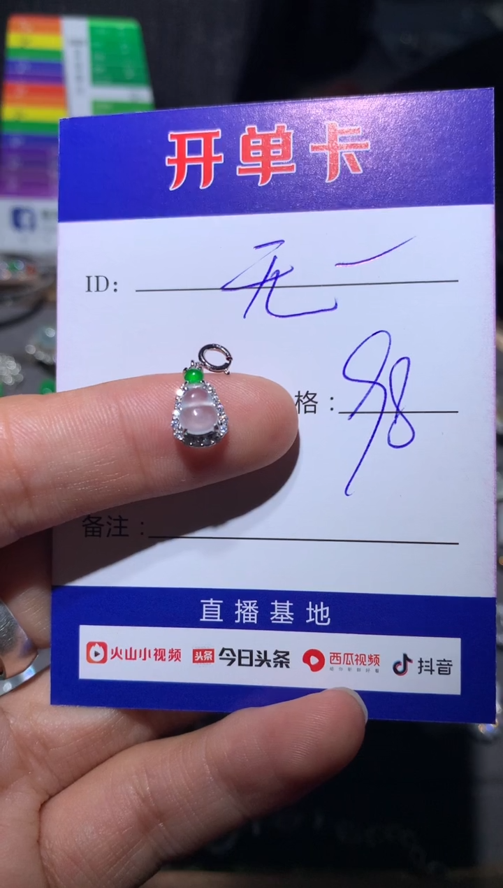 【闪购商品】翡翠颈饰银S925镶嵌定向 无执