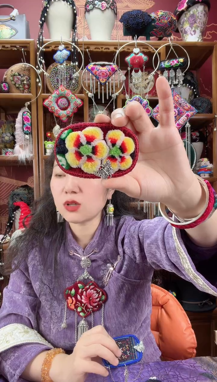 刺绣发夹41甜甜家