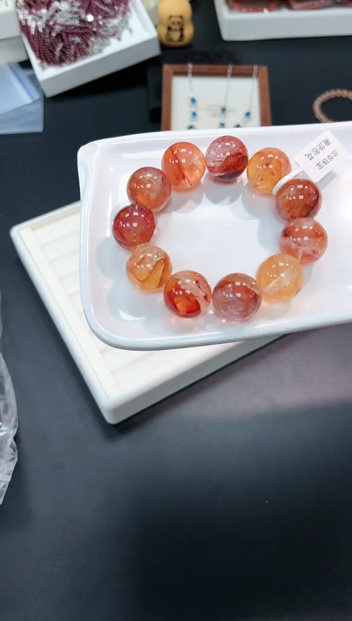 【闪购商品】水晶手串未镶嵌53g多样性发其一/1条18mm默认微瑕