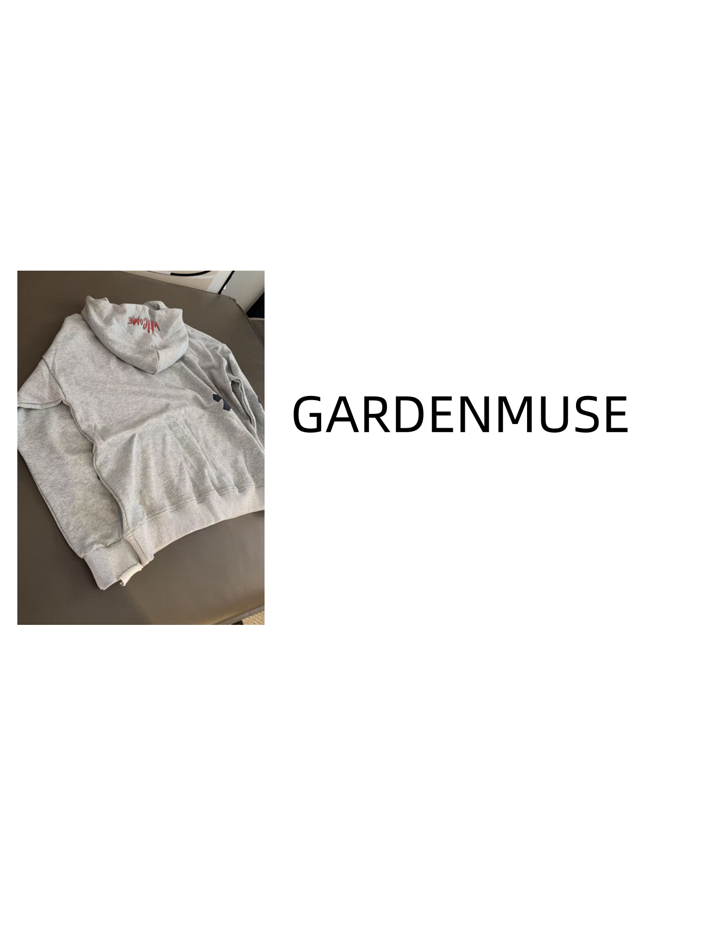 GARDENMUSE 十字连帽卫衣8811