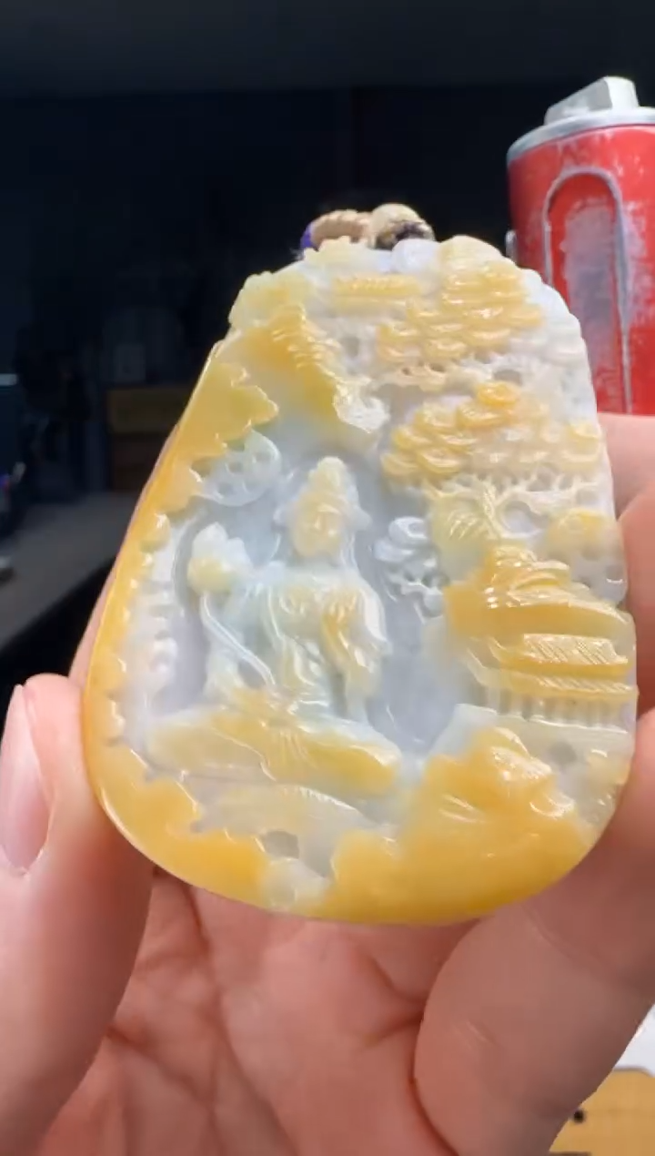 【闪购商品】翡翠吊坠(不含链)未镶嵌DY@@960Q3J11662