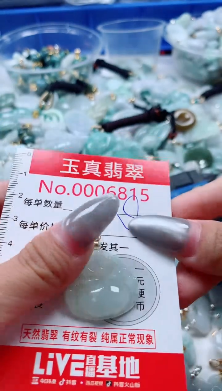 吊坠(不含链)未镶嵌翡翠6815