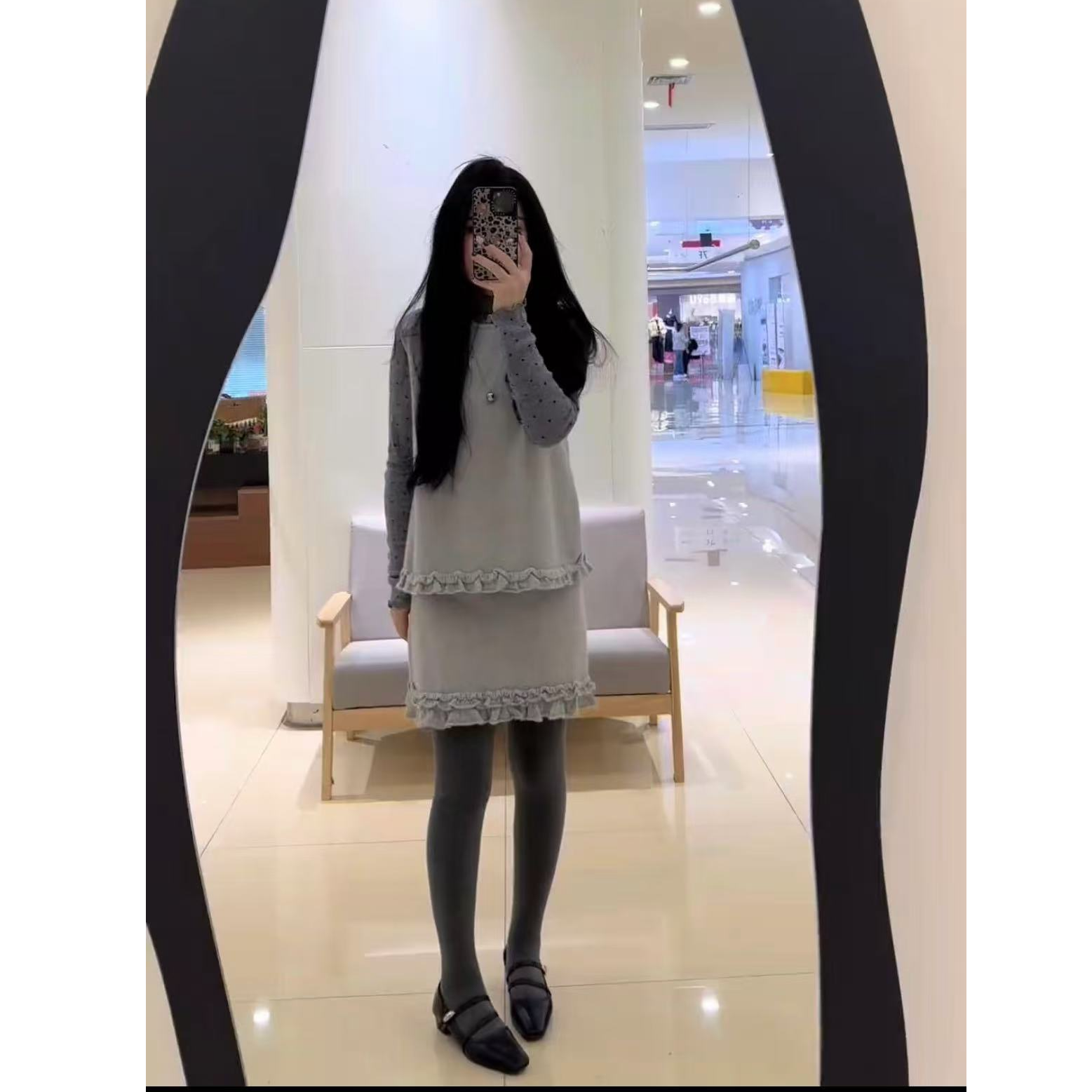 步月【BY 5500】加绒打底裤