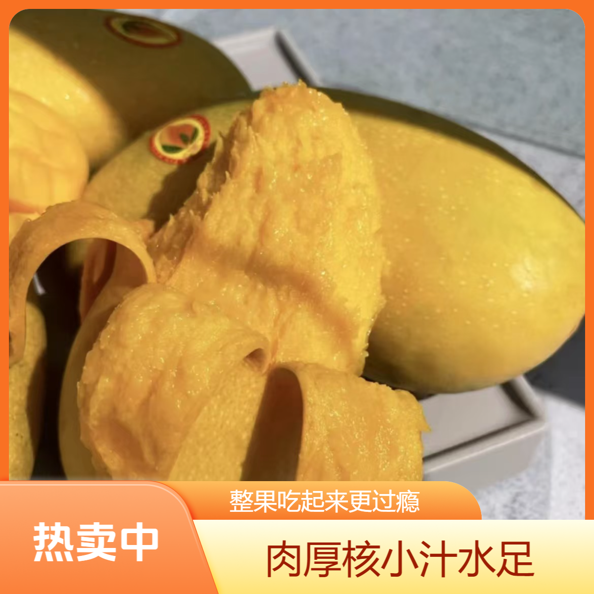 【直播】金黄芒1个 整果500-600g（图片仅供参考）