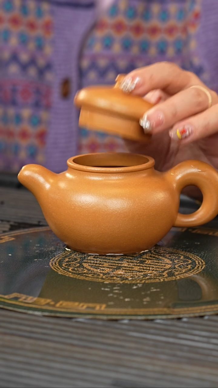 【闪购商品】紫砂茶壶XF 黄金段  德福