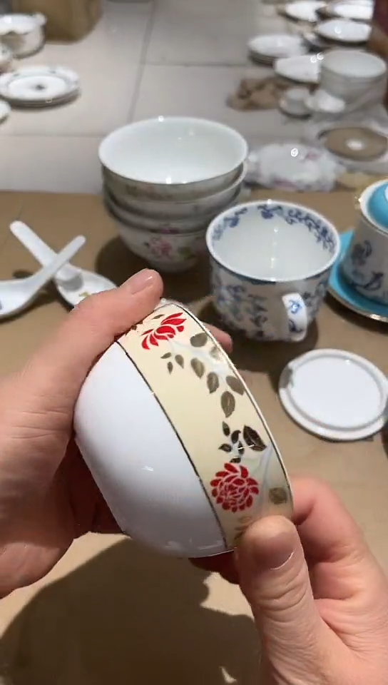 瓷微瑕隆达骨瓷灯罩