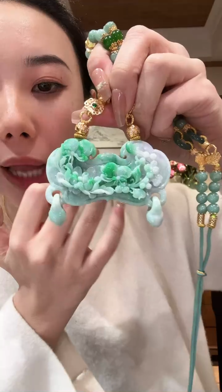 【闪购商品】翡翠颈饰未镶嵌国风