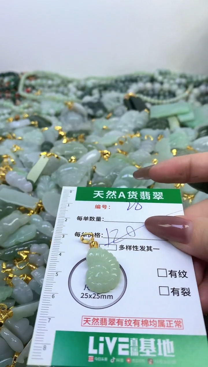 颈饰未镶嵌翡翠纯天然缅甸A货翡翠