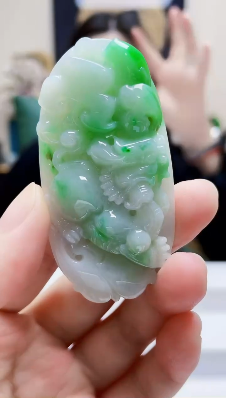 未镶嵌定制翡翠吊坠188