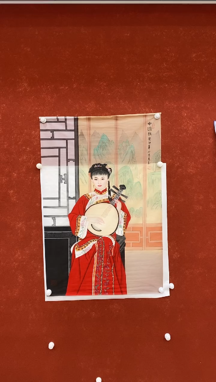 【闪购商品】国画2.21-冯高翔-丝绢美女30