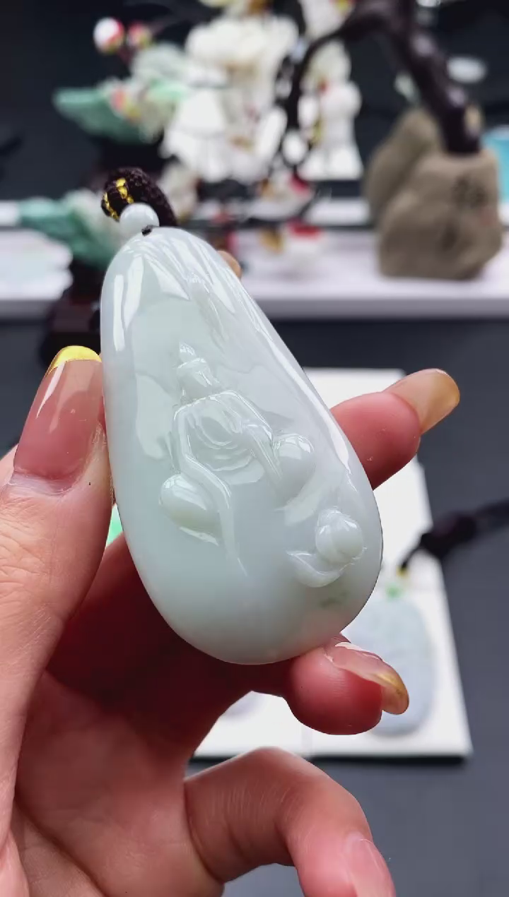 【闪购商品】翡翠颈饰未镶嵌天然缅甸A货翡翠