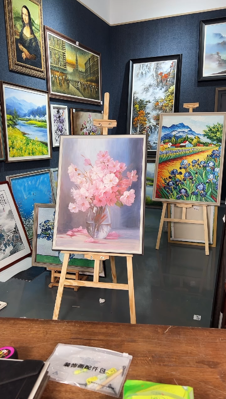 【闪购商品】油画23号 60*80 花卉-手绘油画