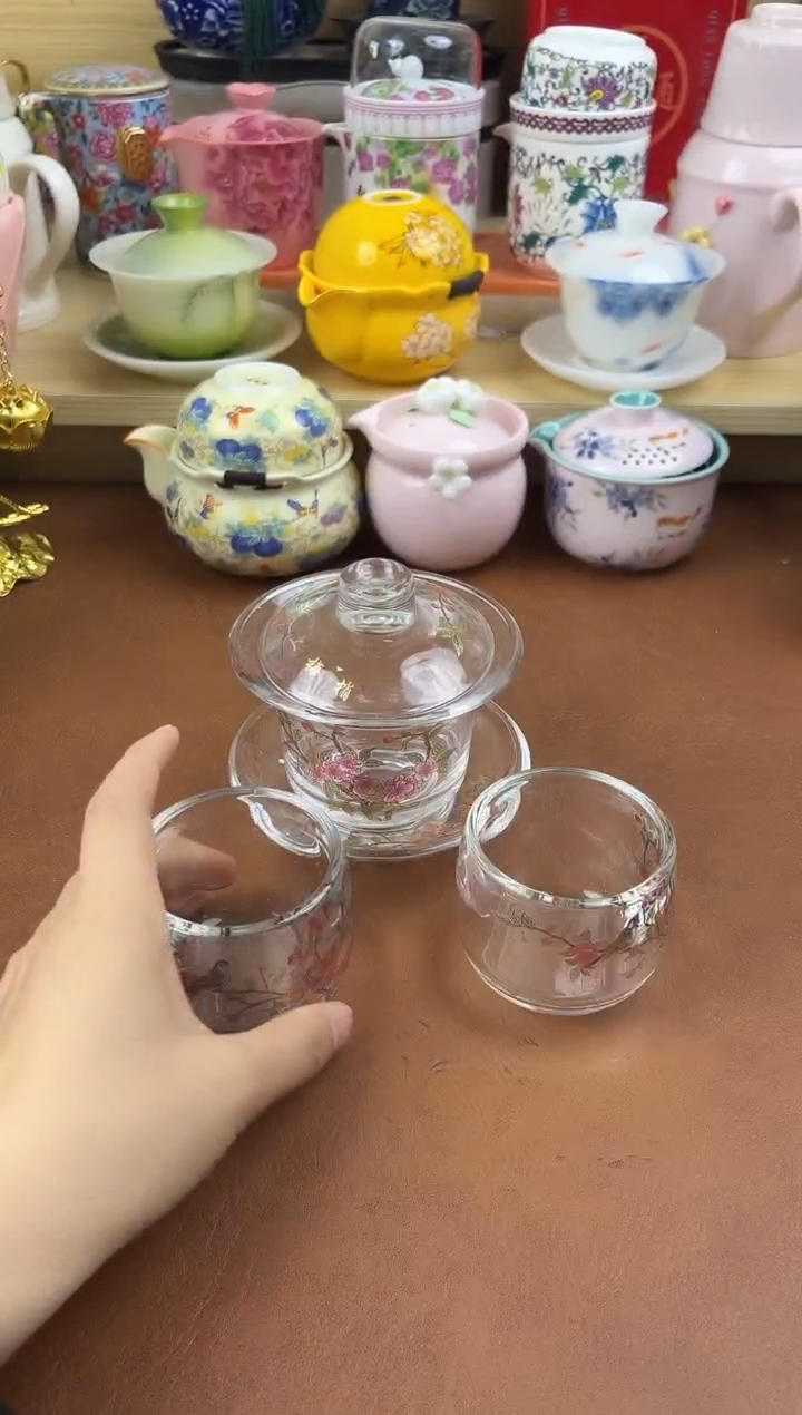 陶陶瓷茶具摆件旅行套组