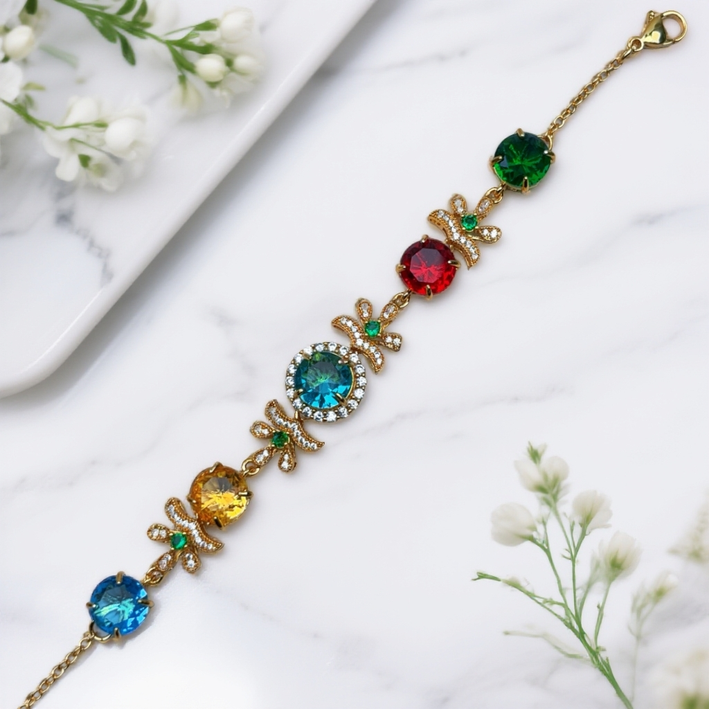 欧标奢饰国际传藏精品-流光溢彩手链MX033明星同款饰品精致小饰品