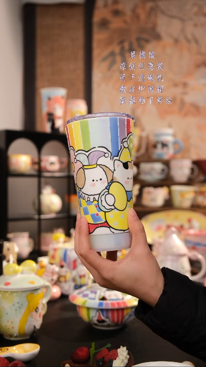 摆件陶旺的可以陶瓷设计师款