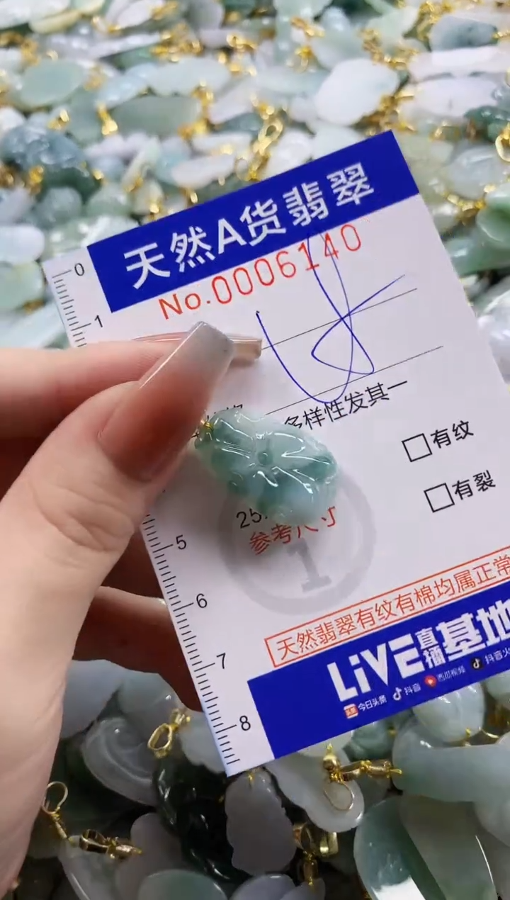 颈饰未镶嵌翡翠天然A货翡翠