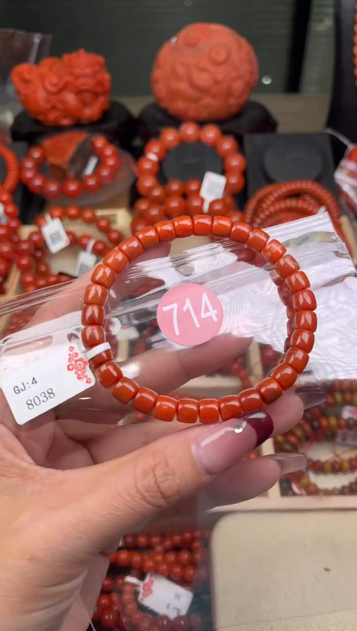 【闪购商品】南红玛瑙珠宝奇石未镶嵌714-7+