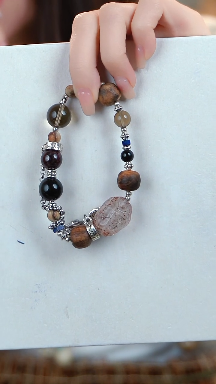 未镶嵌手链黄晶手串