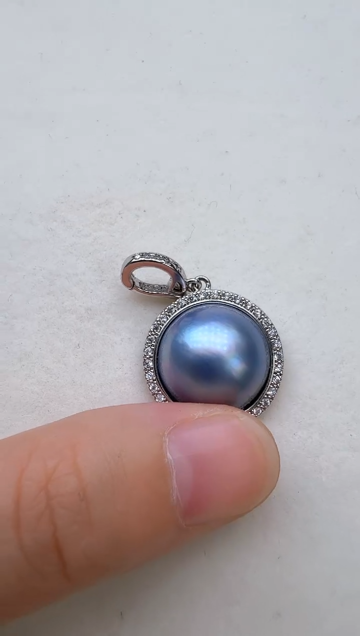 合金拼合珍珠（马贝珠）颈饰9