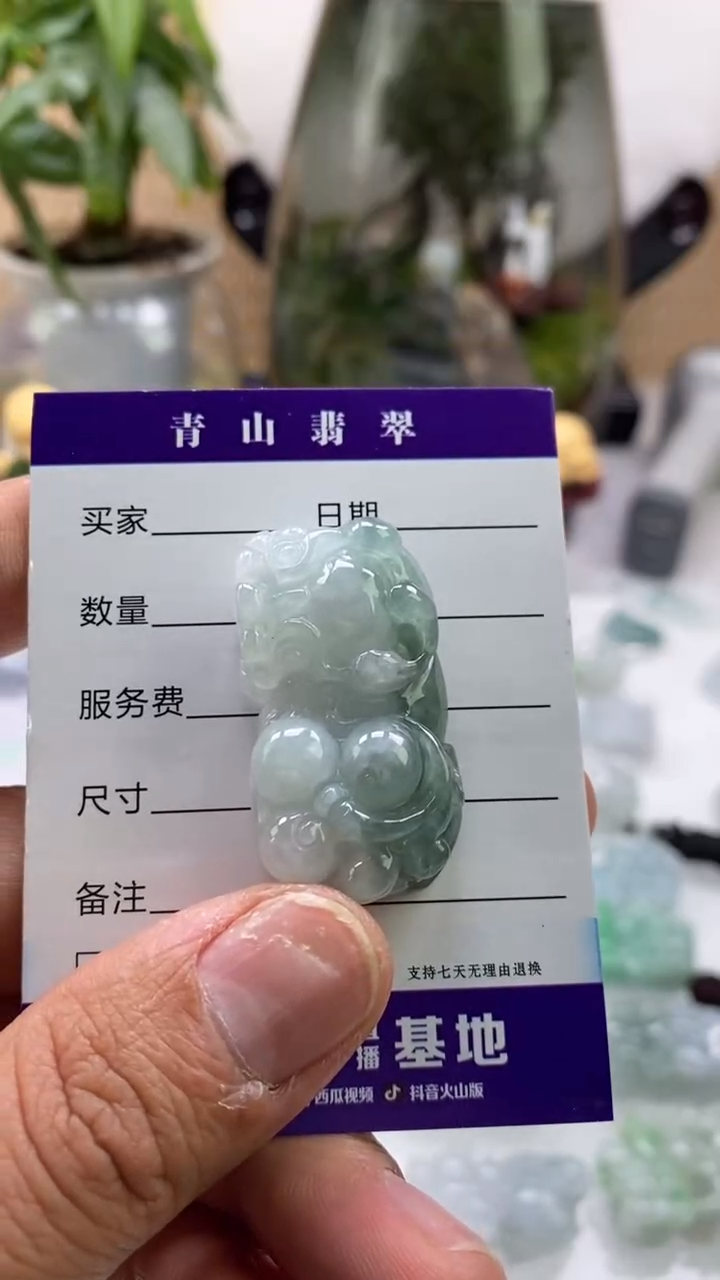 【闪购商品】翡翠颈饰未镶嵌多人霸王【貔貅