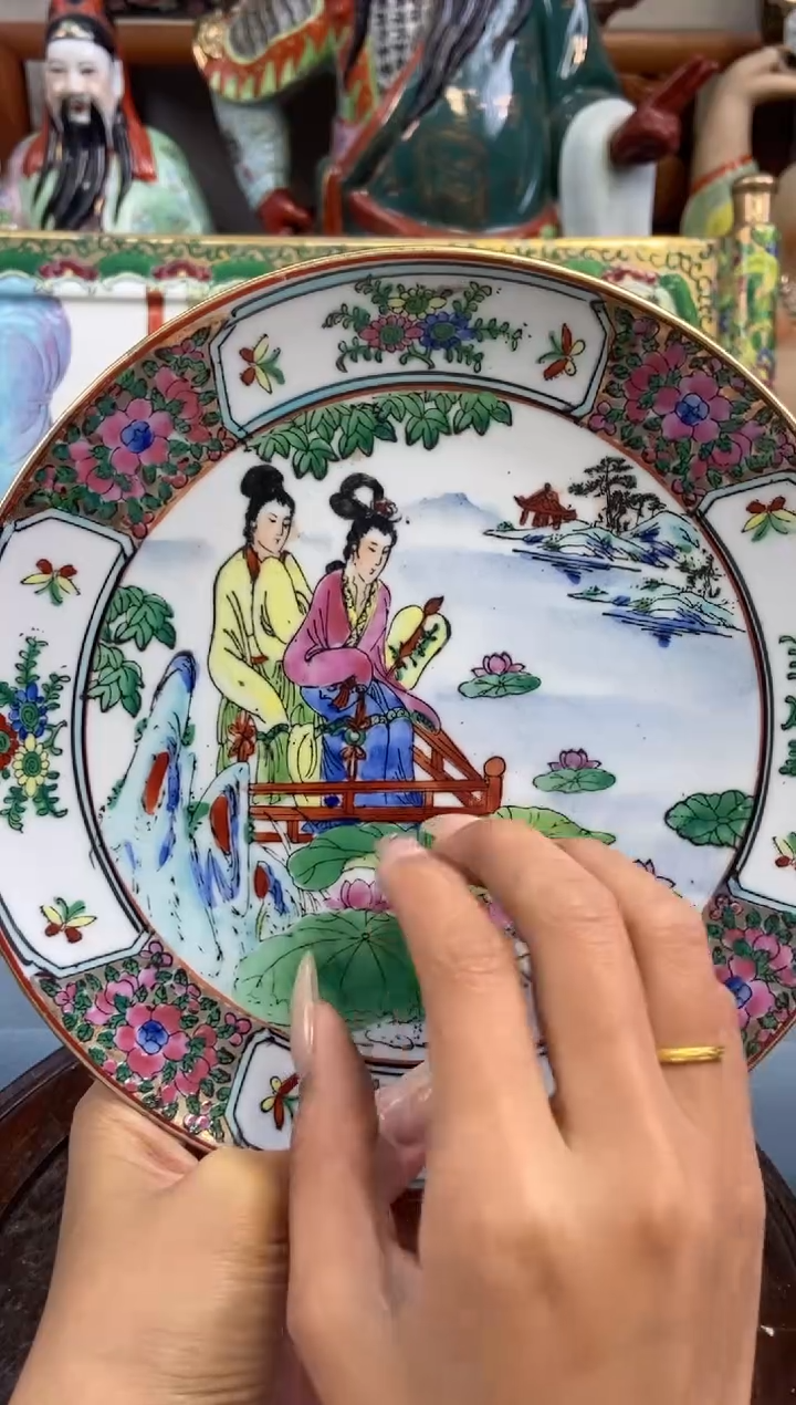 瓷片微瑕慎拍景德镇窑老厂瓷器单件