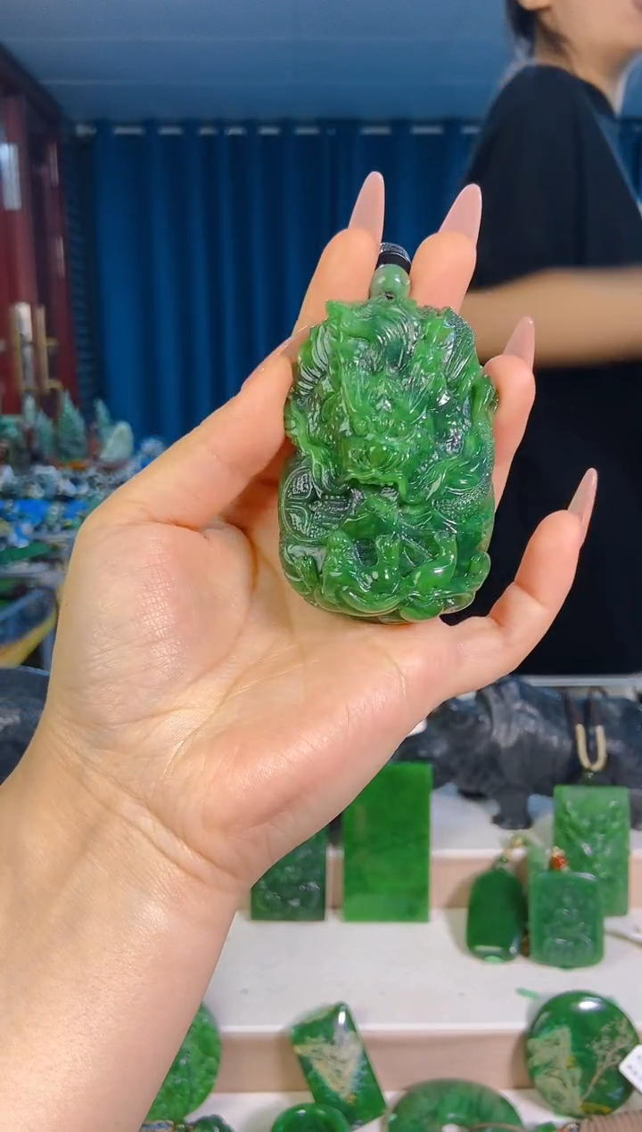 和田玉未镶嵌挂件1